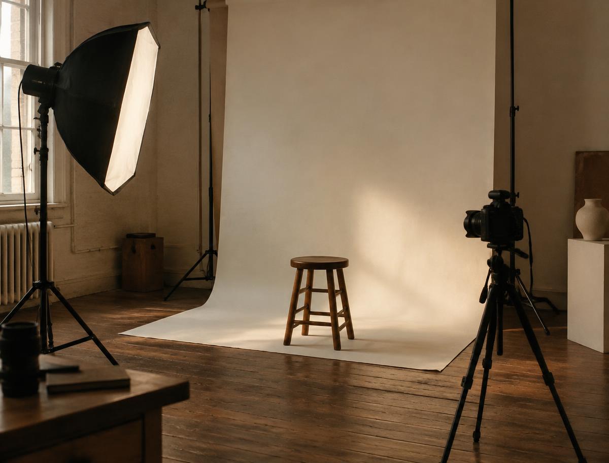 The Haramaya Lens studio corner